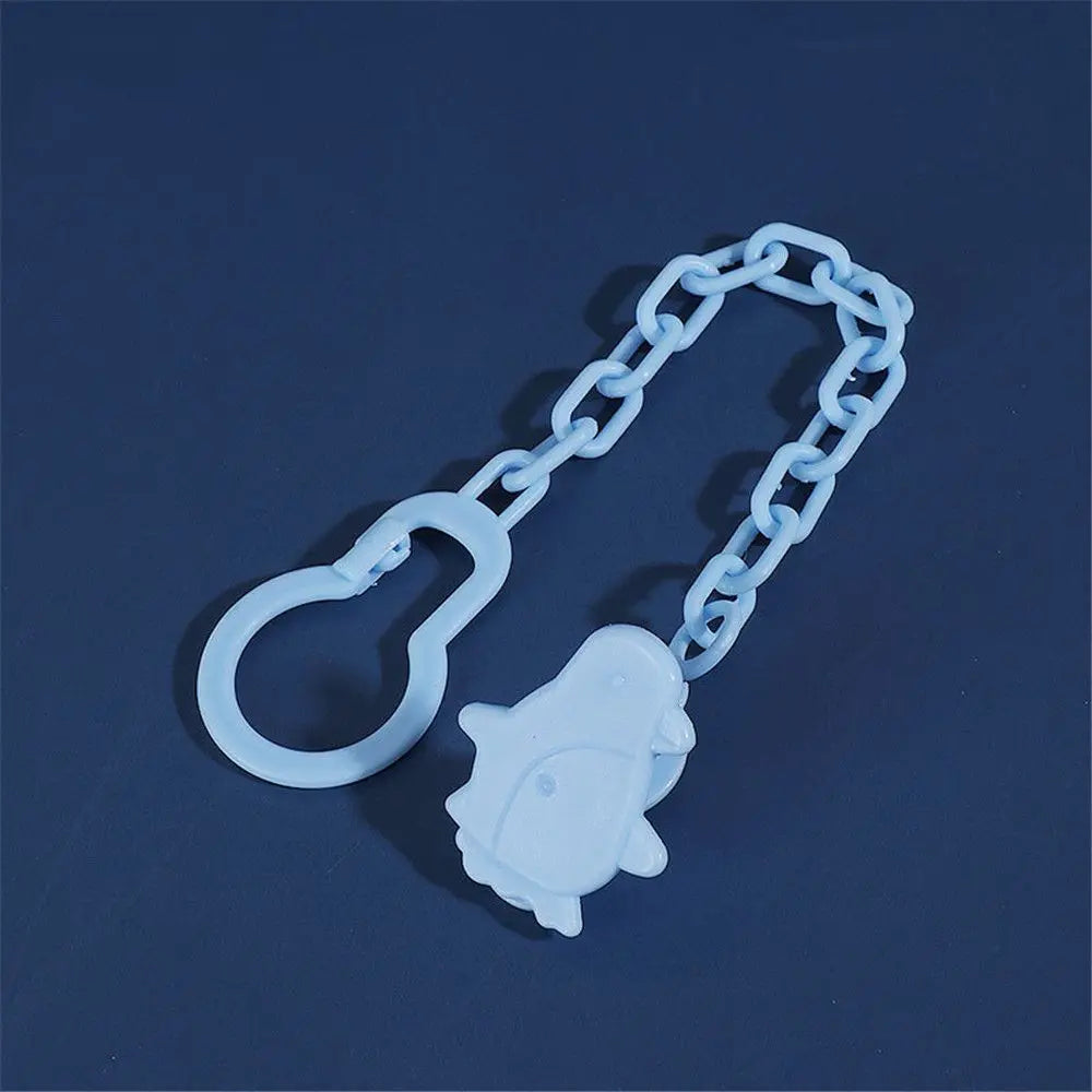 Cartoon Animal Baby Pacifier Clips Baby Pacifier Clip Chain Newborn Dummy Pacifier Chain Clip Holder Baby Pacifier Chain