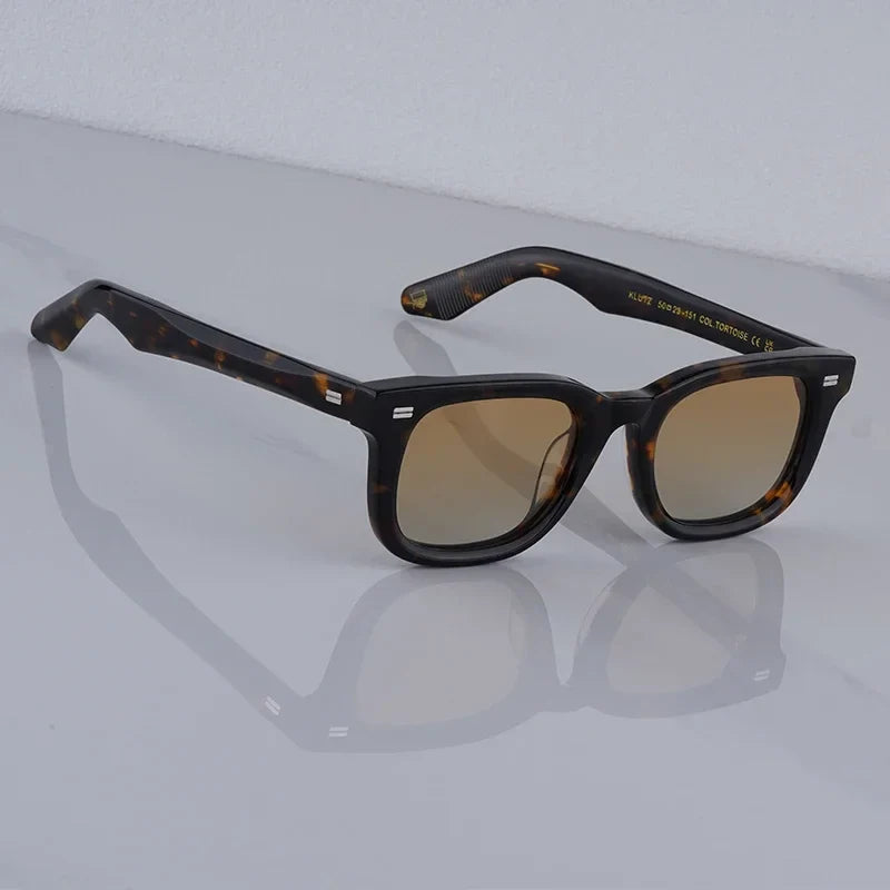 Lemtosh KLUTZ rectangle sunglasses vintage inspired acetate luxury