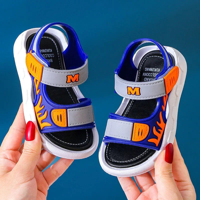 Sommer Baby Sandalen 2025 - Einfarbig Baby Jungen Weiche Sohle - Rutschfest Jungen Mädchen Kleinkind Strand Schuhe