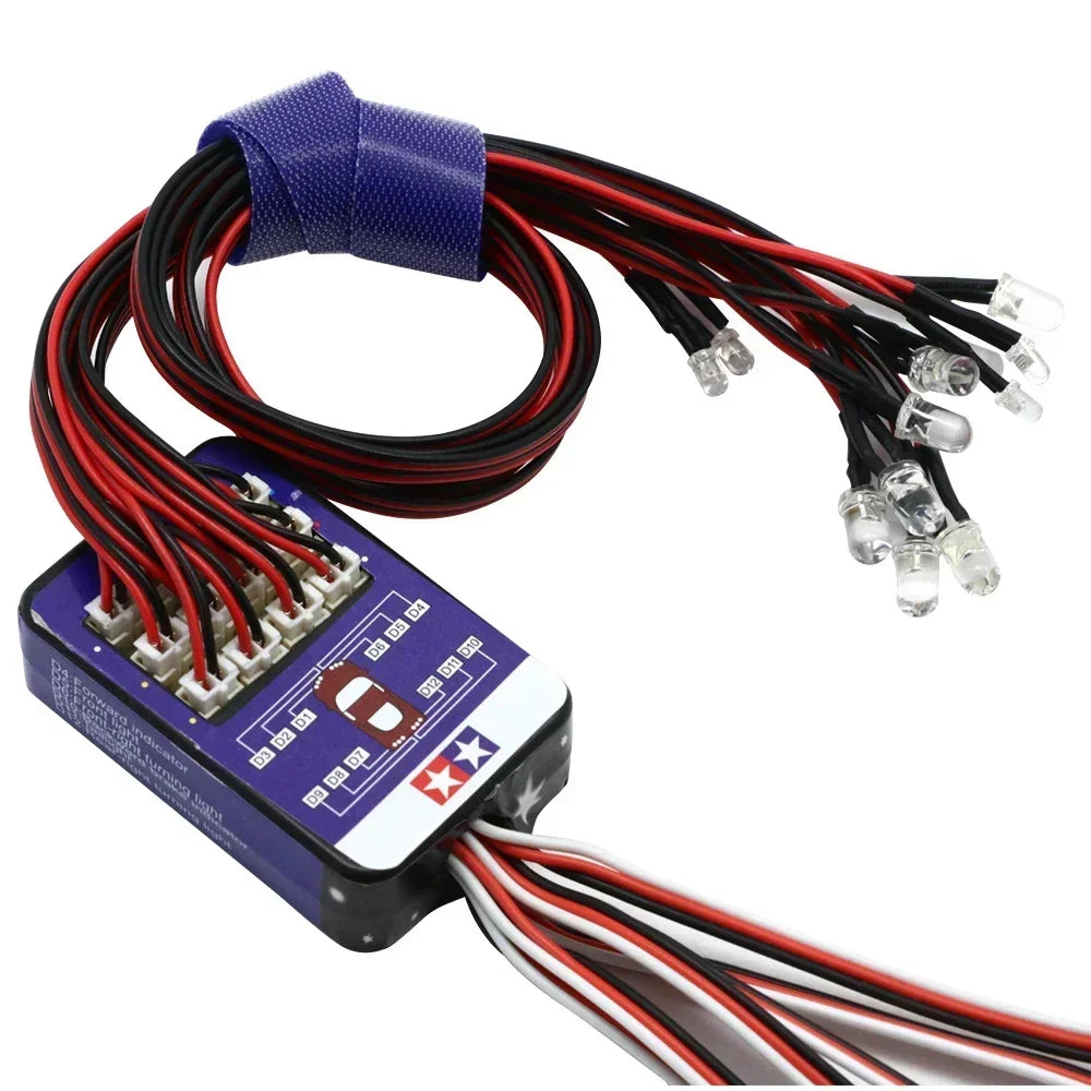 TAMIYA professional remote control model car lamp group rc car lamp simulation linkage third channel controllable turn signal