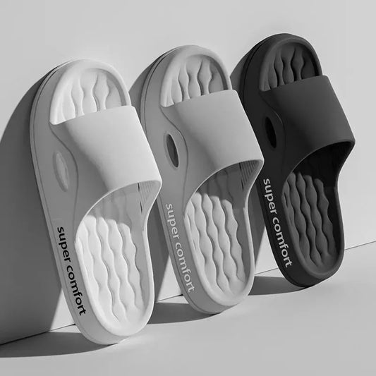 Dick Plattform Hausschuhe für Frauen Heim Weich Sohle Kissen Slides Sandalen Frau Sommer Strand Rutschfest Flip Flops Badezimmer Hausschuhe