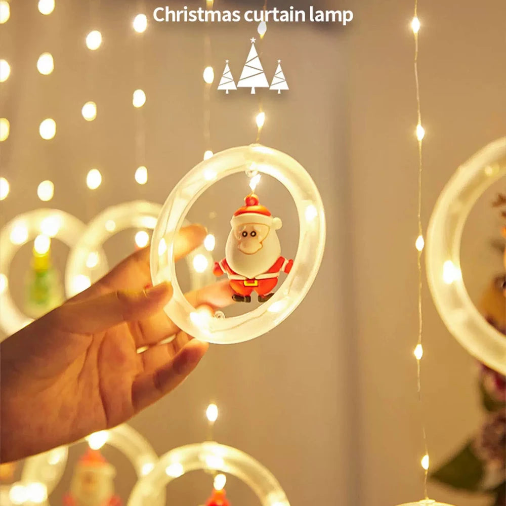 Choice Weihnachts-LED-Vorhang - 3 m Länge, 20 LEDs, Warmweiß