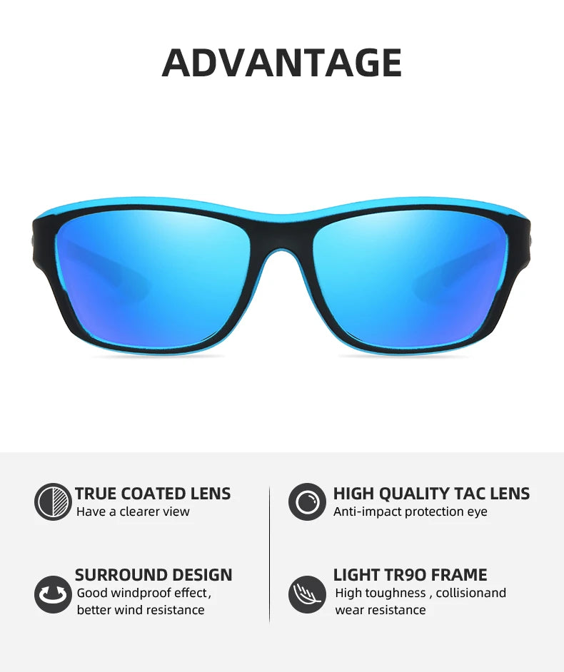 Polarized Fishing Sunglasses Men's Driving Shades Outdoor Eyeglasses Male Sport Sun Glasses Hiking UV400 Eyewear