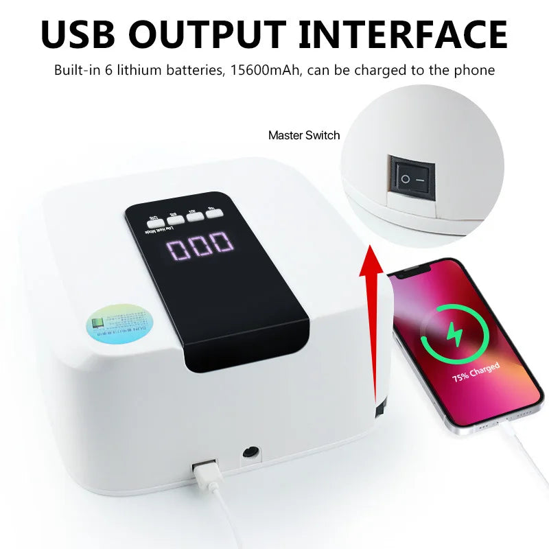 Nagellampe 72W UV LED Nageltrockner - Gel Lack Aushärtung mit Smart Sensor - Maniküre Nagelstudio Ausrüstung