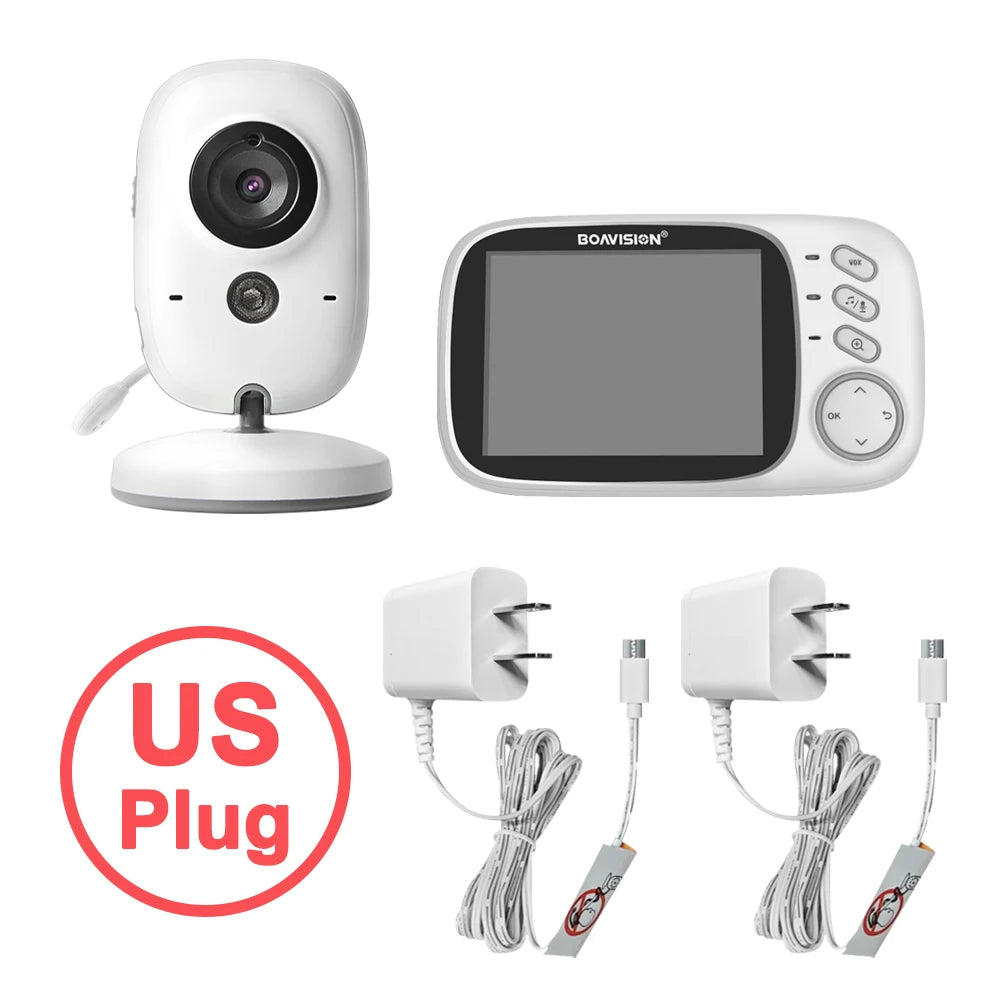 VB603 Video Baby Monitor 2.4G Drahtlos Mit 3.2 Zoll LCD 2 Weg Audio Sprechen Nachtsicht Überwachung Sicherheit Kamera Babysitter