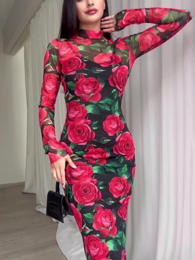 Eid Muslim Dress for Women Print Bodycon Vestidos Abaya Morocco Party Dresses Ramadan Kaftan Islam Dubai Arab Long Robe 2024