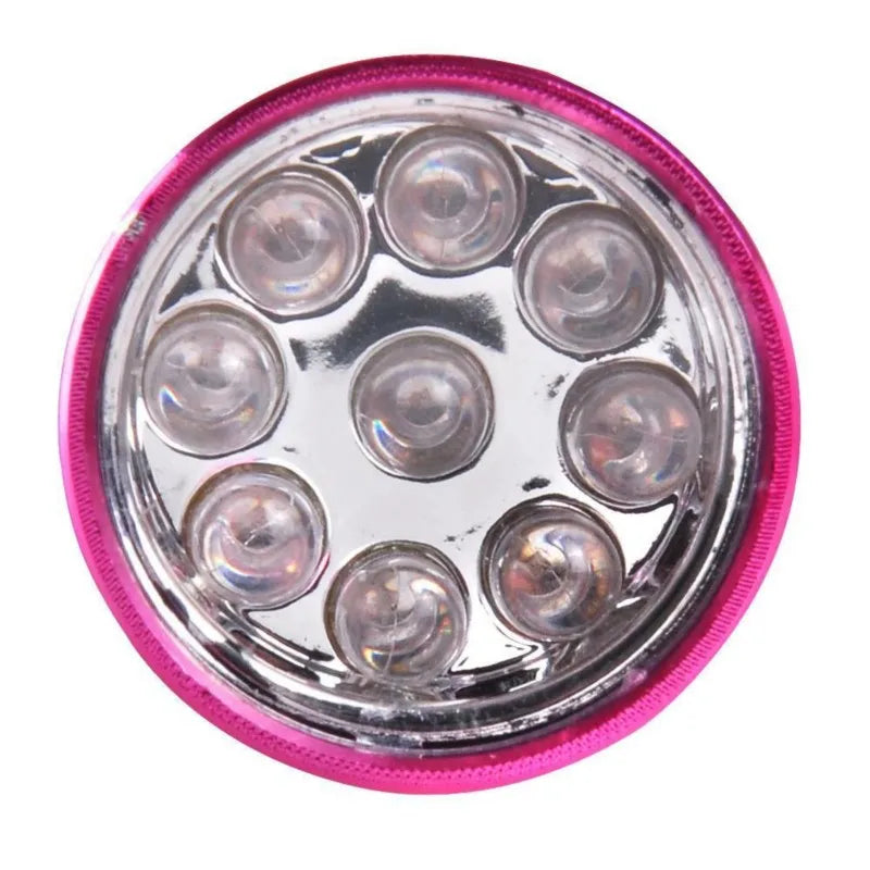 Portable Nail Cure LED Light Lamp 4-Colors Flashlight Gel Curing Lamp UV Currency Detector Lamp Nail Dryer Manicure lamp #LD012#