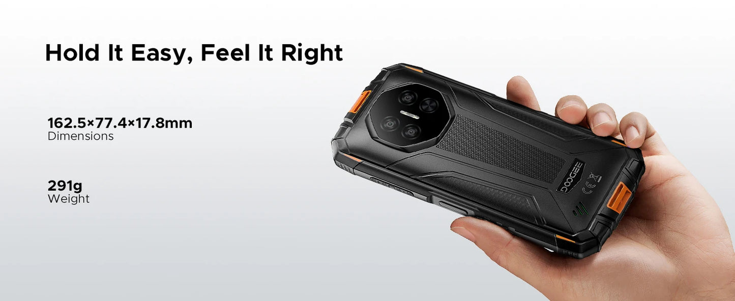 DOOGEE Fire 3 Robustes - 8350mAh Akku, 5,5 Zoll Display, Octa Core