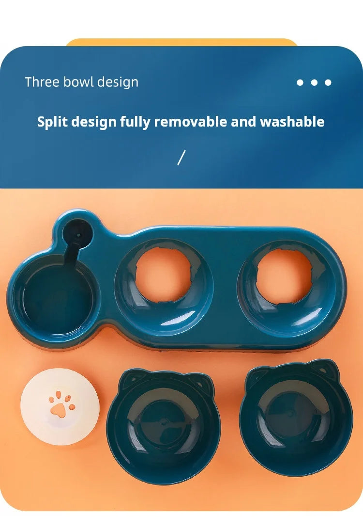 PetHome Trio-Ohr Wasserspender - 1,5L, 5W, kompakt 20cm