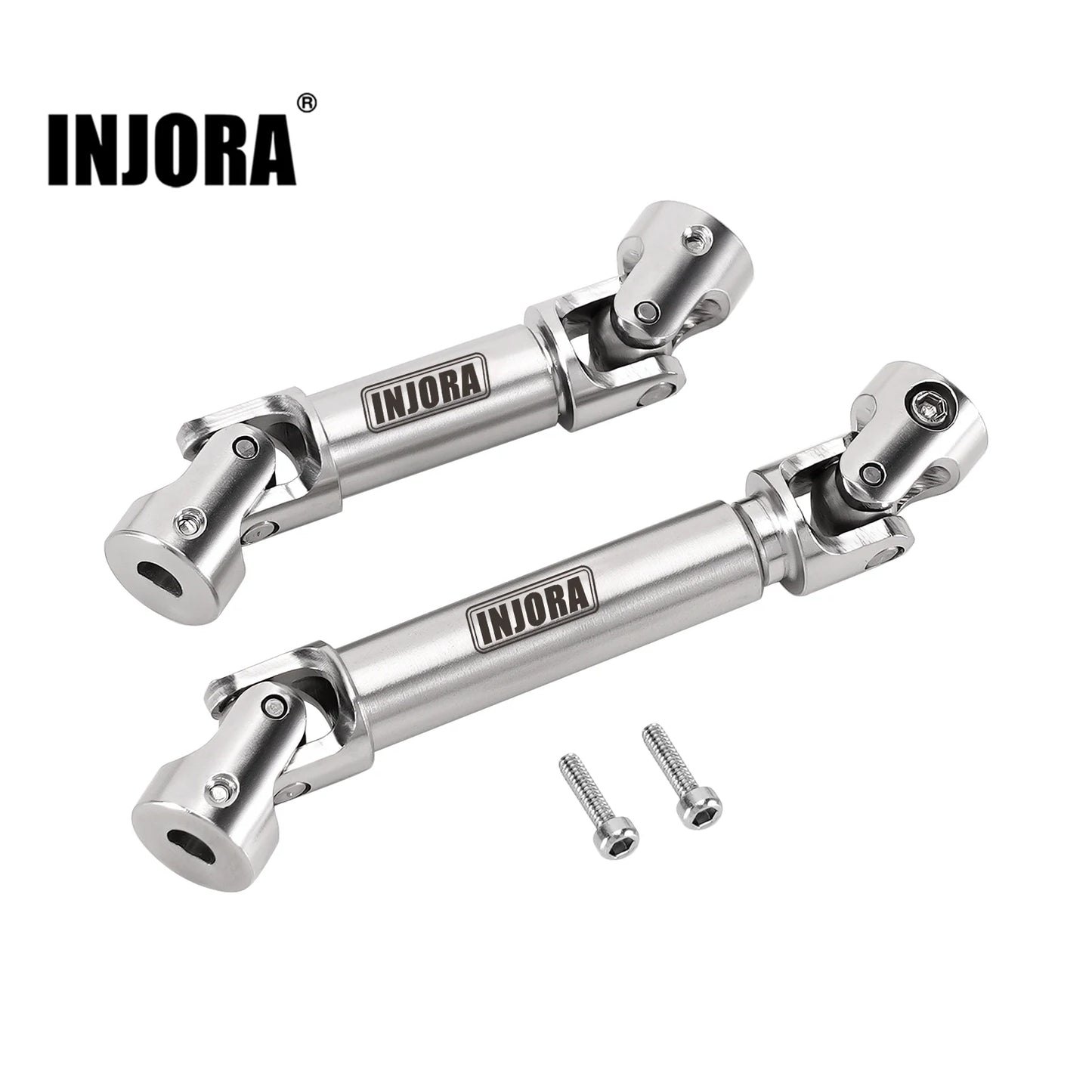 INJORA Stainless Steel Center Drive Shafts for 1/18 HPI Venture 18 CR18P