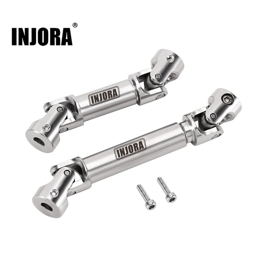 INJORA Stainless Steel Center Drive Shafts for 1/18 HPI Venture 18 CR18P