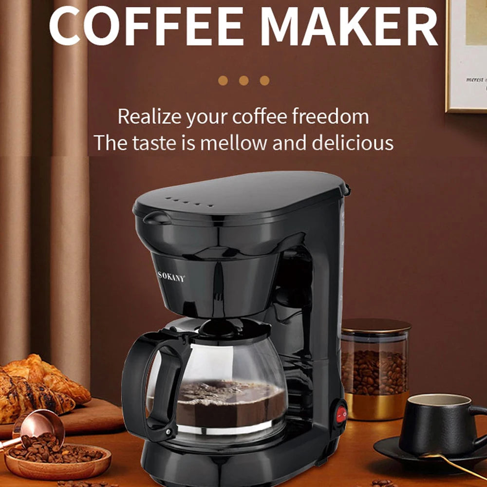 Sokany Espressomaschine Ein Klick Start - 5 Tassen 110220V
