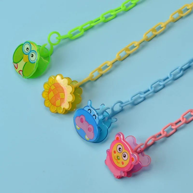 Etyakids Schnullerclip Cartoon Tiere - Clip 0-36 Monate 22cm