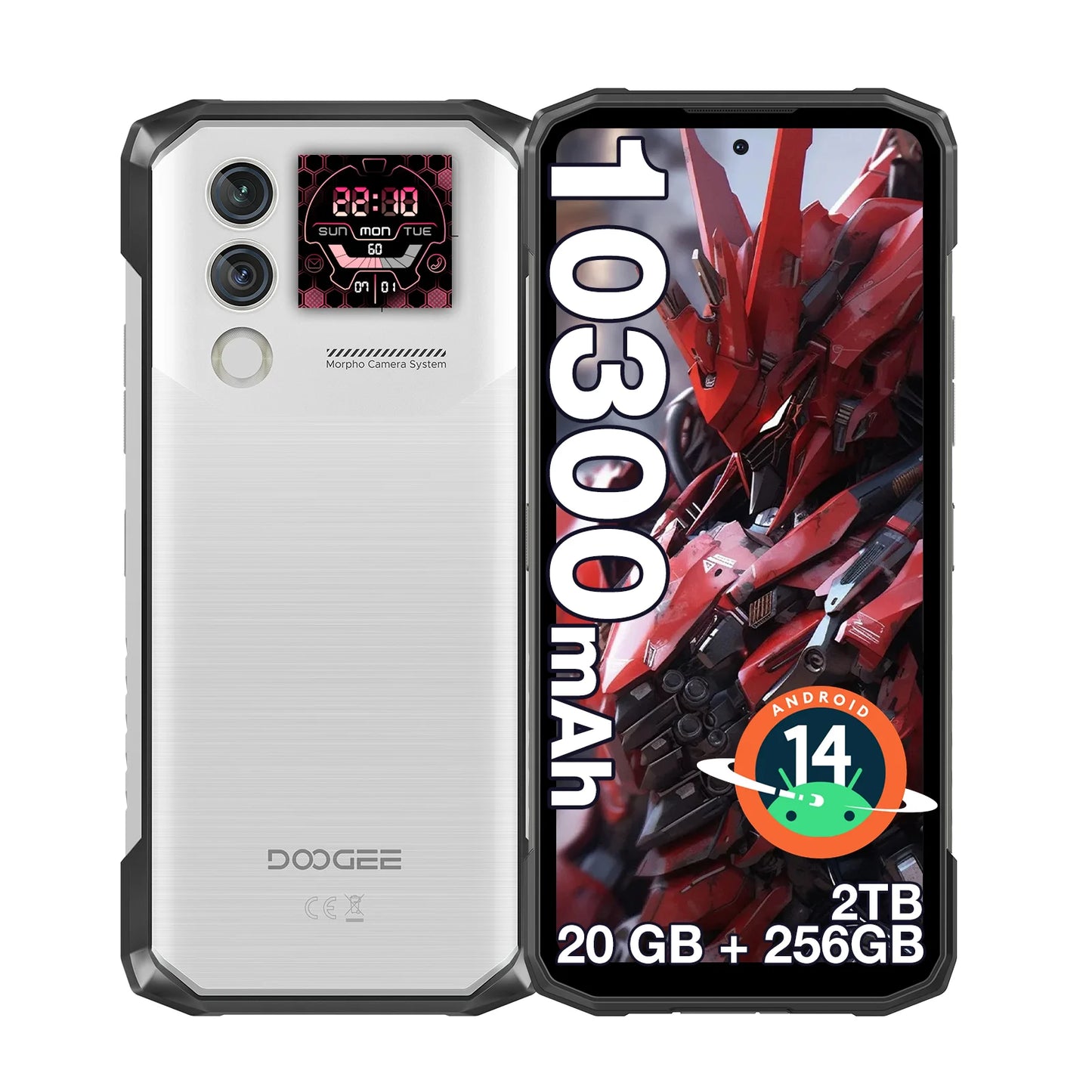 DOOGEE Blade10 Max Robustes - 10300 mAh 18W 6,56 Zoll Display