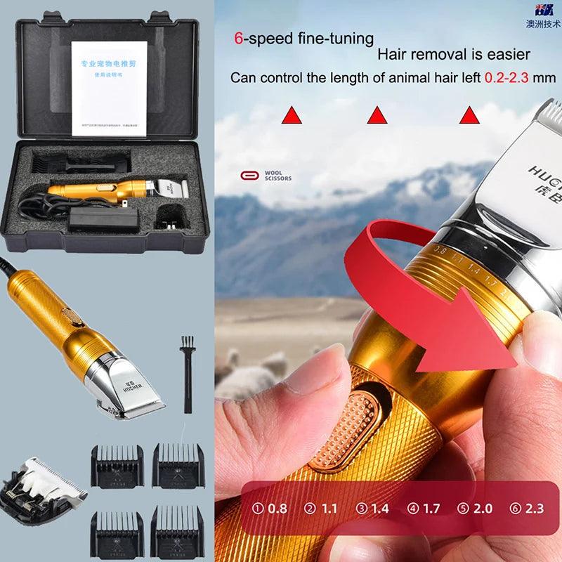 Pet hair electric carpet tufting trimmer