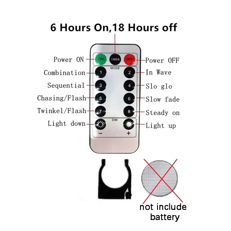 TCATTAC 01YAYA Zdalnie sterowane kurtyny świetlne LED USB – długość 3/4/6 m, prąd stały 5 V