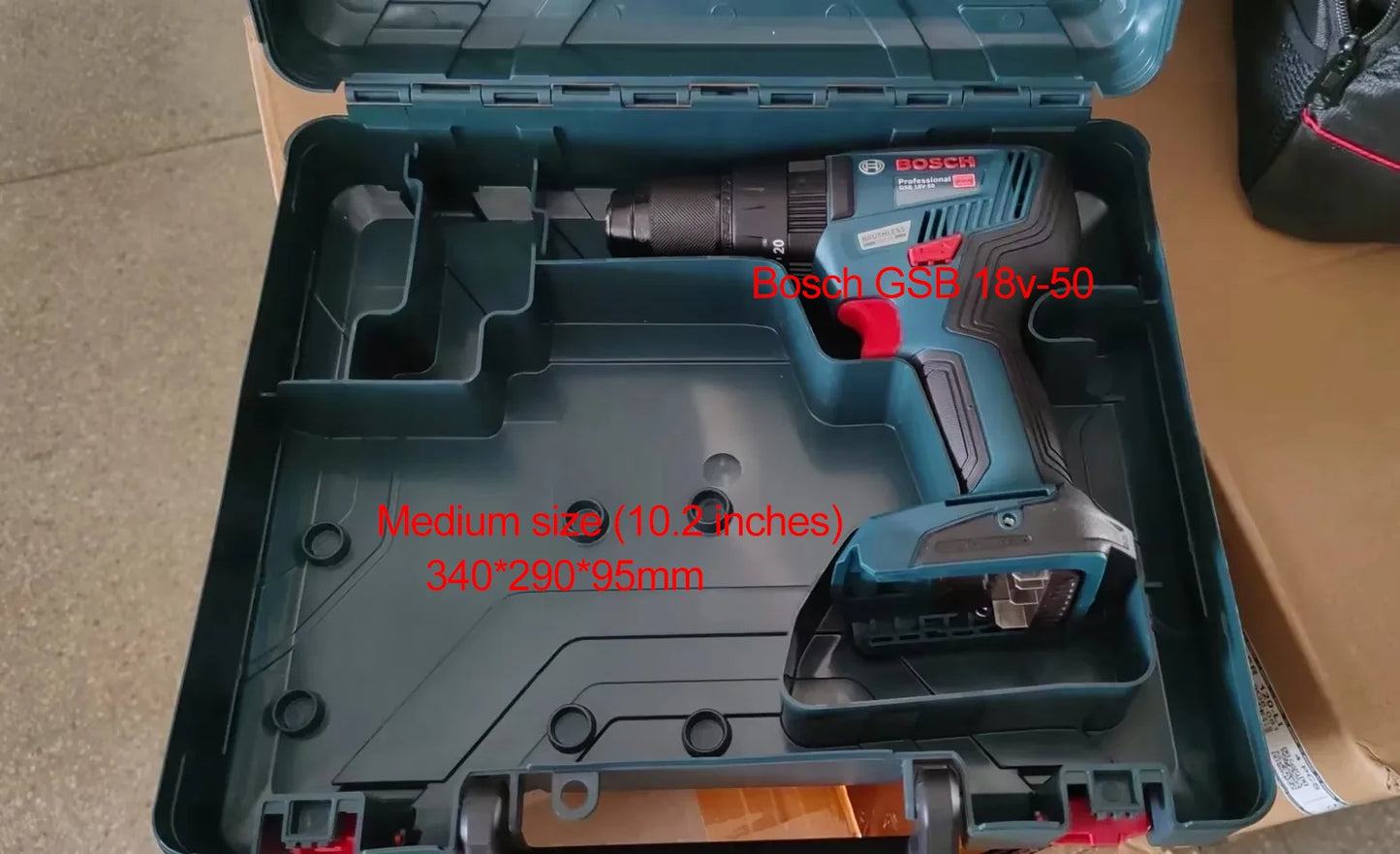 Bosch Tool Box Portable Plastic Storage Case