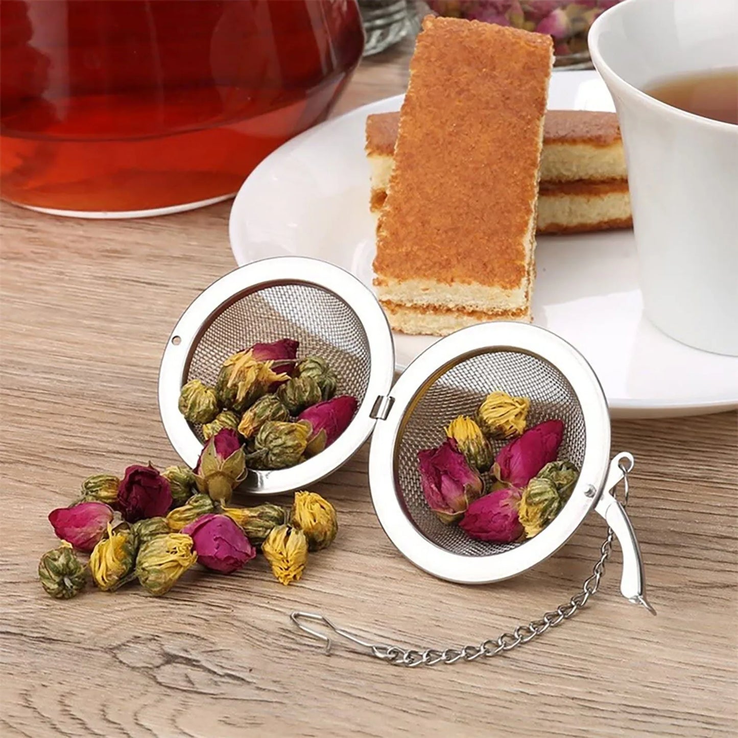 Tee-Sieb 2025: 8-20PCS Edelstahl Spice Tea Ball - Filter Strainer Infuser Sphere Kitchen Tools Collection
