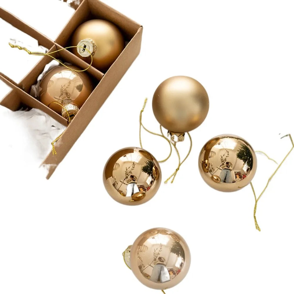 GlassCraft Weihnachtskugeln Delikat Gemalt - 6er Set Durchmesser 6 cm