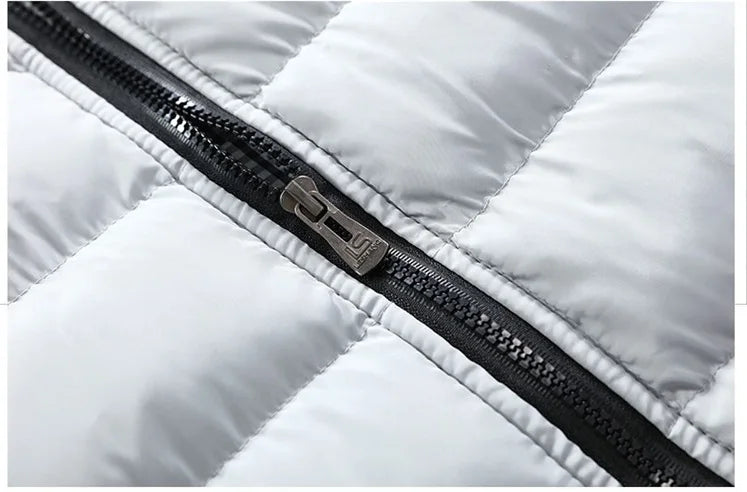 CPCOEPAXCN Weste Winddichte Baumwolle - Reißverschluss, Mandarin-Kragen, Länge Regular