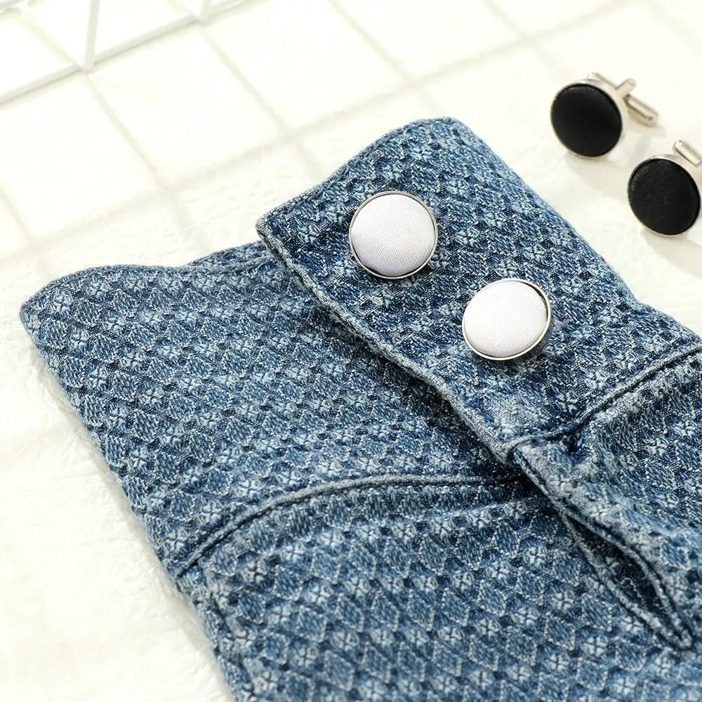 Manschettenknöpfe 2025: High Quality Novelty Stylish Plain Round Wedding - Mens Cufflinks Clothes Buttons Shirt Cuff Links Apparel Collection