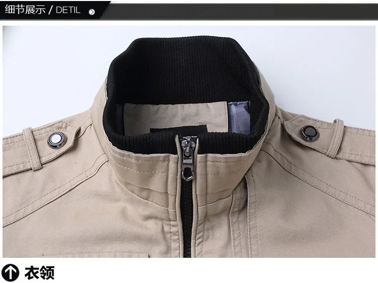 SCHEIFELE Bomberjacke Pilotstil - Baumwolle Taschen, Normal