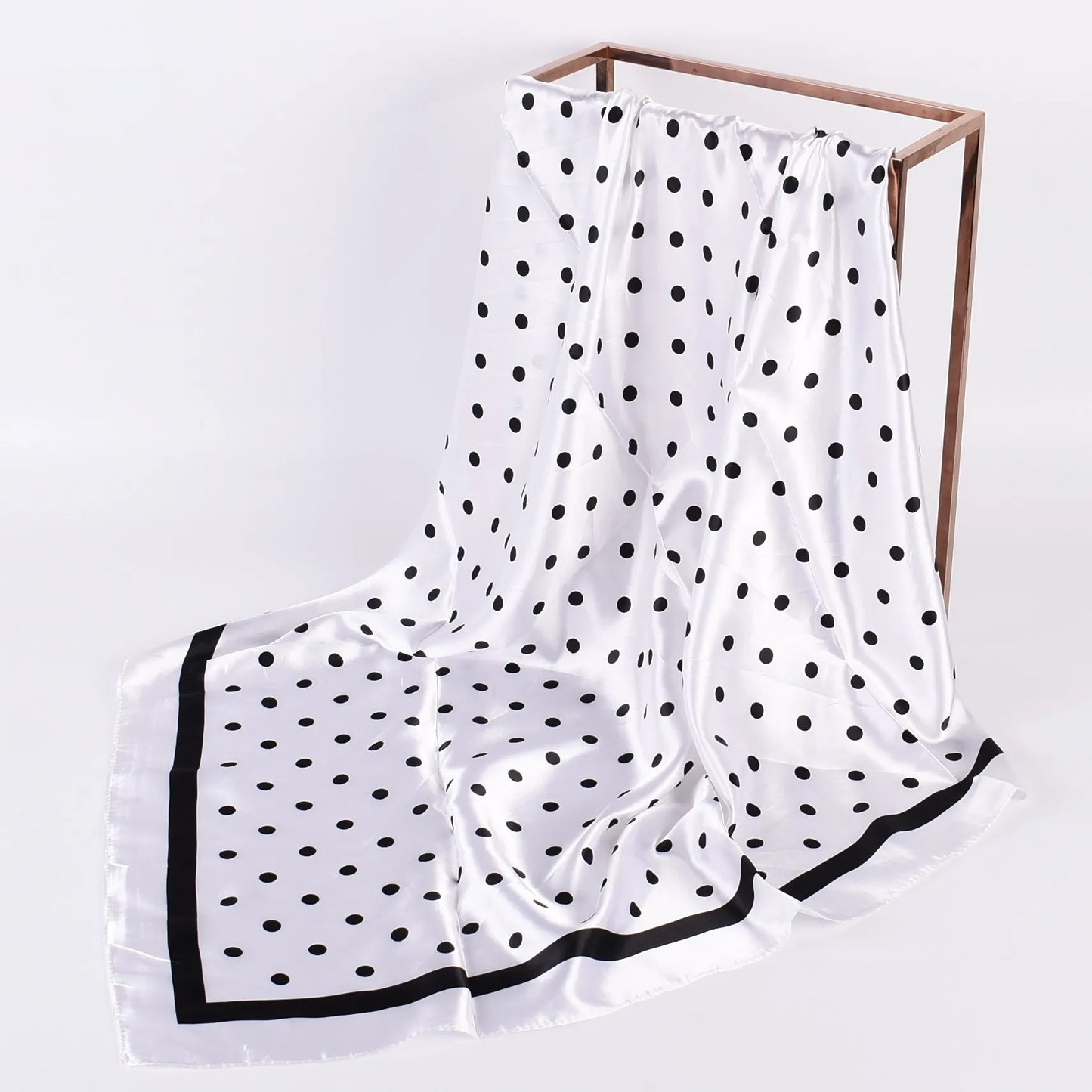 Luxoria Seidenoptik Halstuch - 90x90 cm Polyester weich