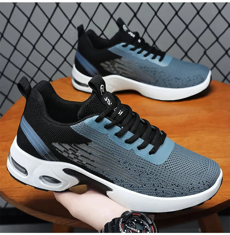 Fashionable Breathable Sneakers for Men - Stylish Mesh Casual Shoes for Daily Wear