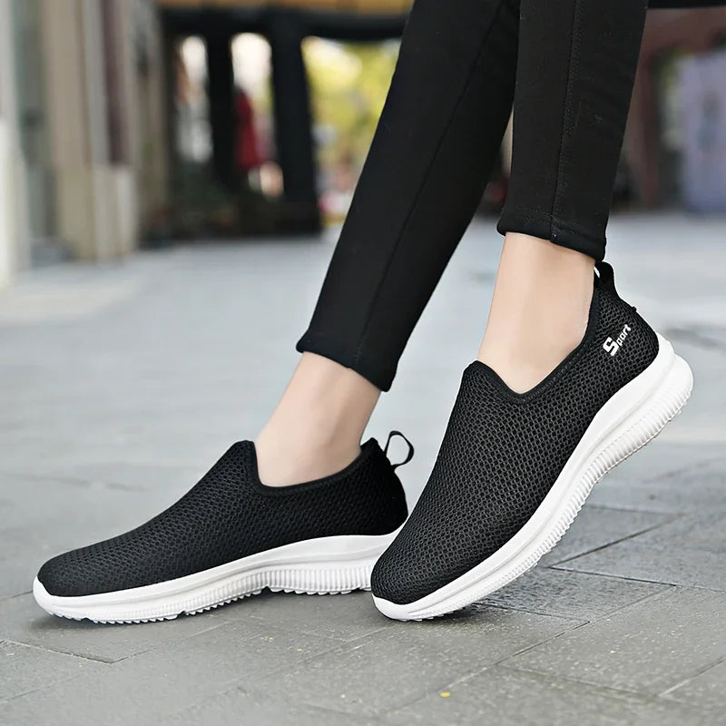 Herren Sneakers Atmungsaktiv Sommer Unisex Casual Schuhe Outdoor Rutschfest Mesh Loafers Walking Leicht Mode Männlich Tennis Schuhe