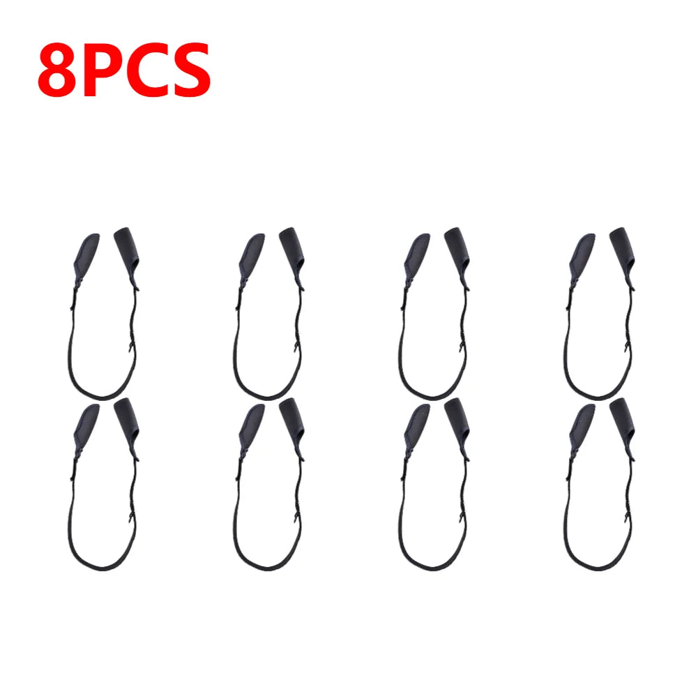 Angelruten-Schutz 2025: 1-10PCS Fishing Rod Protection Sleeves Luya Bundle - Rod Belt Adjustable Fishing Rod Sleeves Cover Strap Rod Organizer Fish Tool Collection