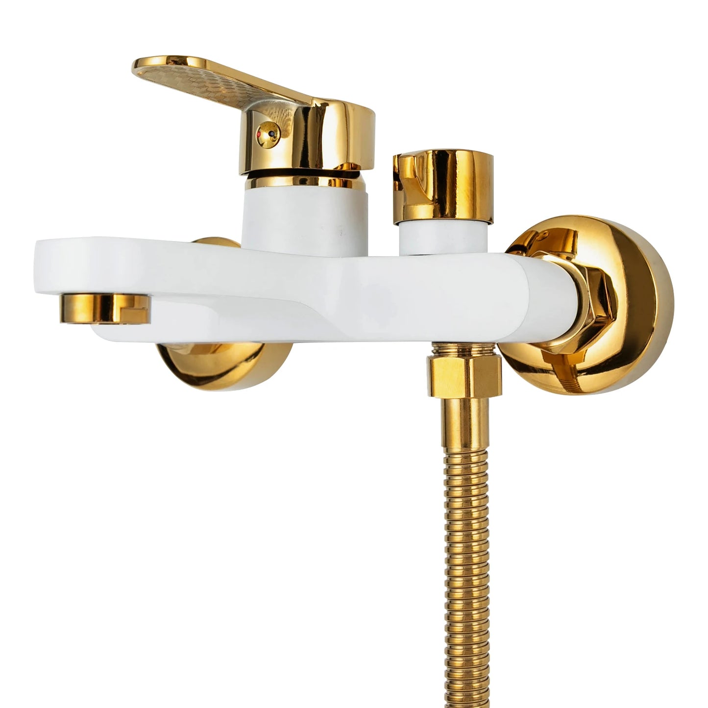 AquaGold Badewannen-Duscharmatur-Set G1/2, 1,5 m Schlauch, 2 Modi