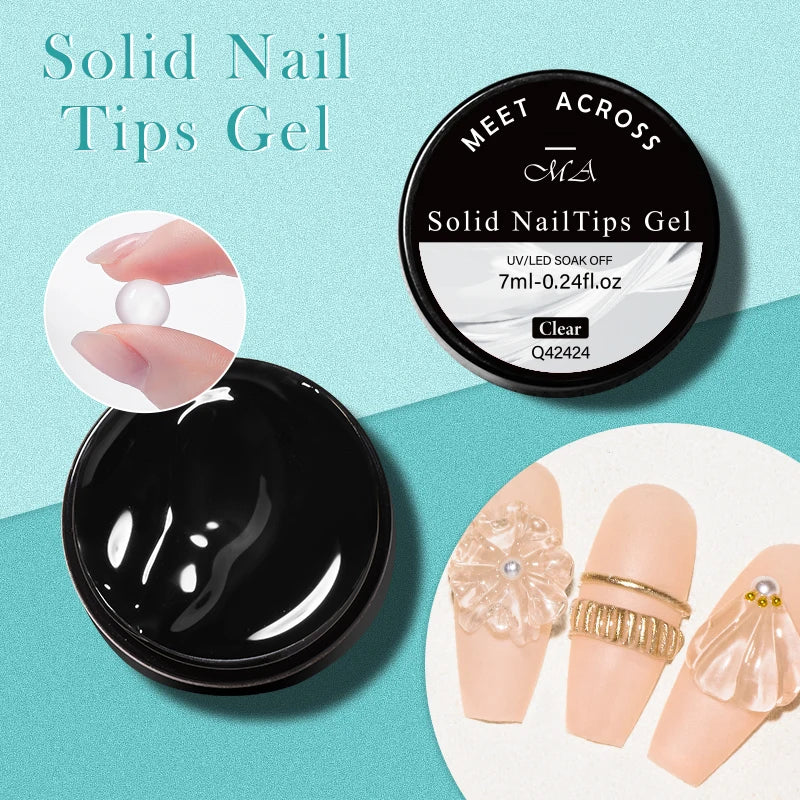 ProNail Solid Gel Nicht Klebrig - 7ml Starke Adhäsion
