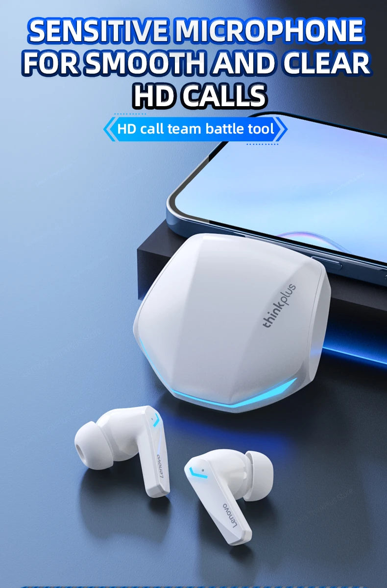 Gaming-Kopfhörer 2025: Lenovo GM2 Pro Bluetooth 5.3 - Sports Wireless In-Ear Low Latency Collection