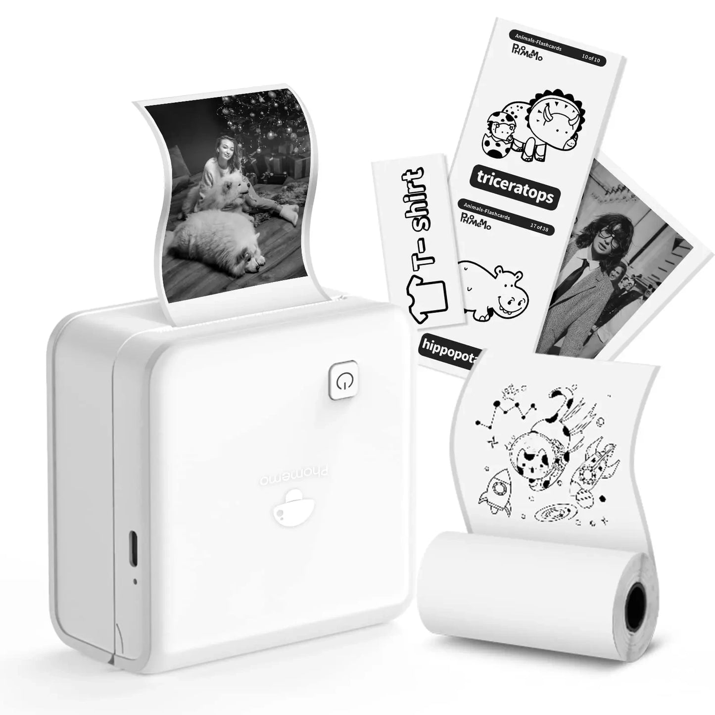 Premium Mini Bluetooth Drucker - 58mm Thermo Akku2000