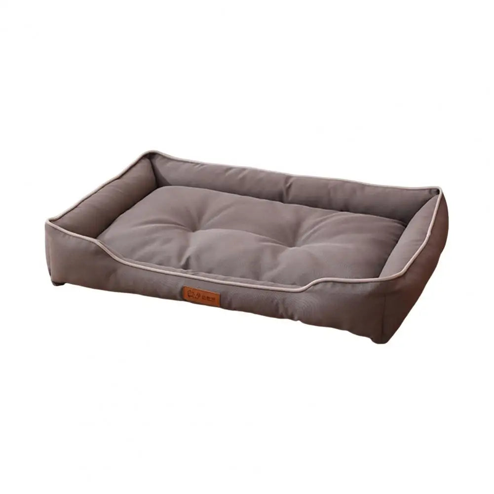 Dog Bed Waterproof Dog Bed with Non-slip Cozy Bolster Cushion for Small Dogs Washable Pet Nest Mat for Extra Dogs Soft for Dogs