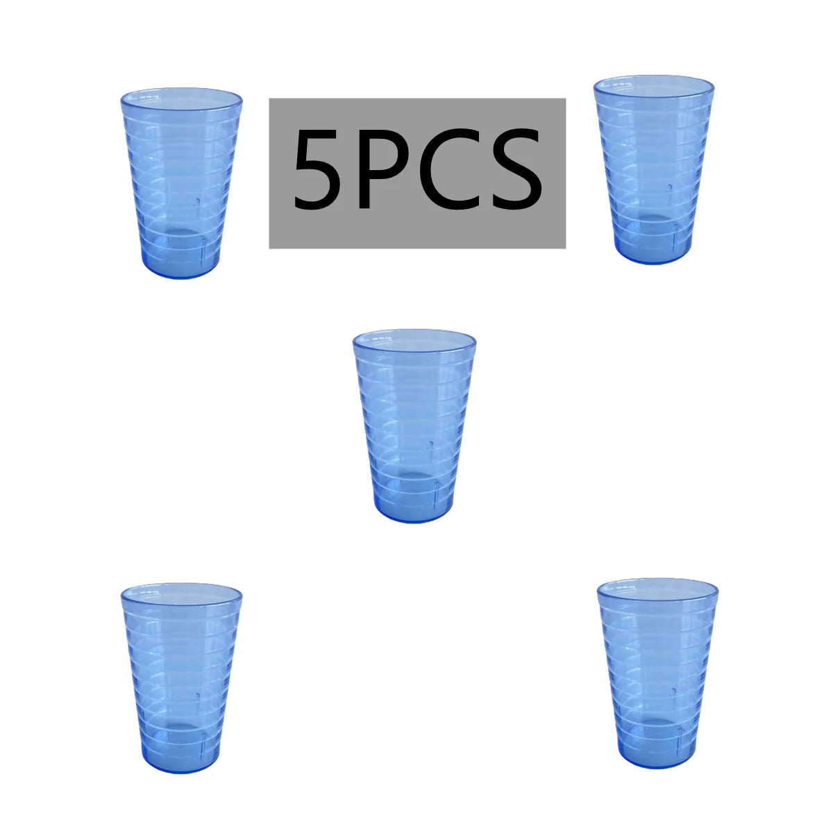 Choice Kunststoffbecher Set Bruchsicher - 5 Stück 250ml 8 cm