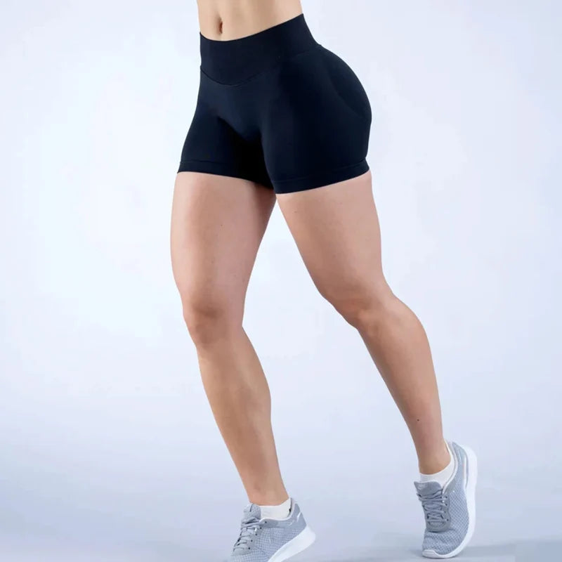 Sport-Shorts 2025: OLOEYER Impact Gym Shorts Women Fitness Sports - Biker Shorts 4.5" Low Ribbed Band Yoga Workout Scrunch Butt Seamless Leggings Collection