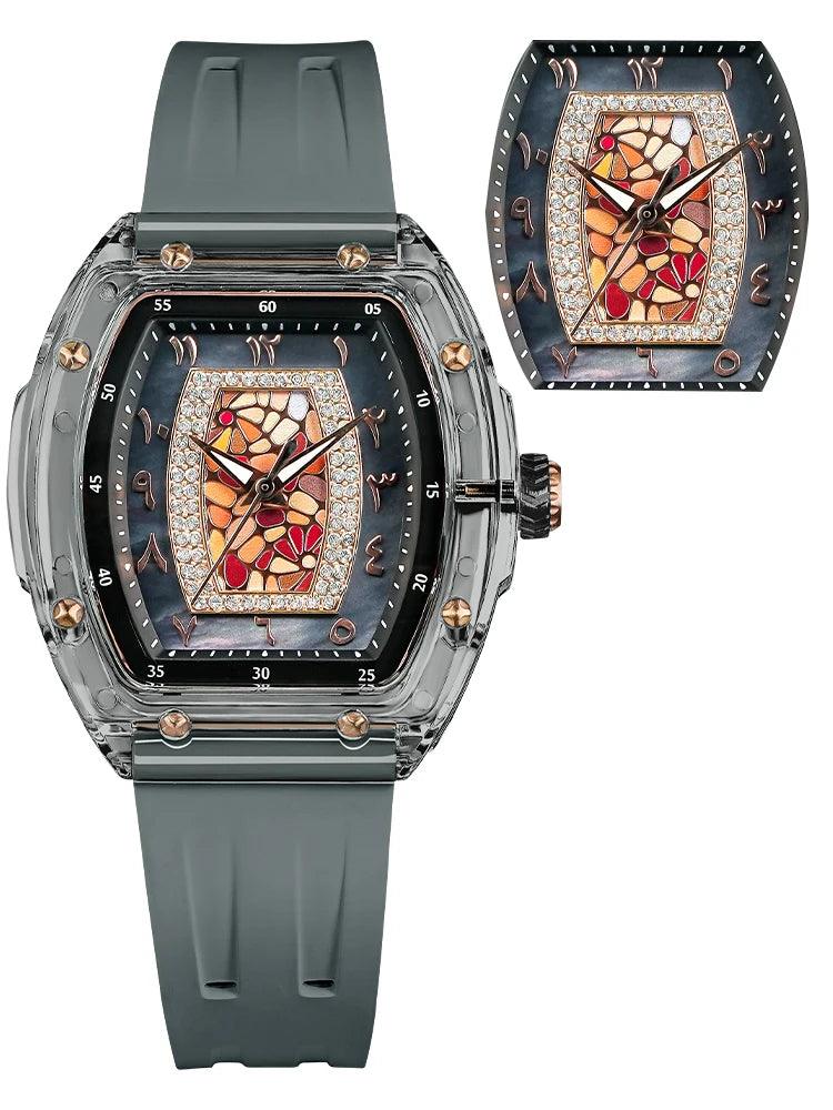 Dubai watch fashion crystal quartz wristwatch precious gift for girls