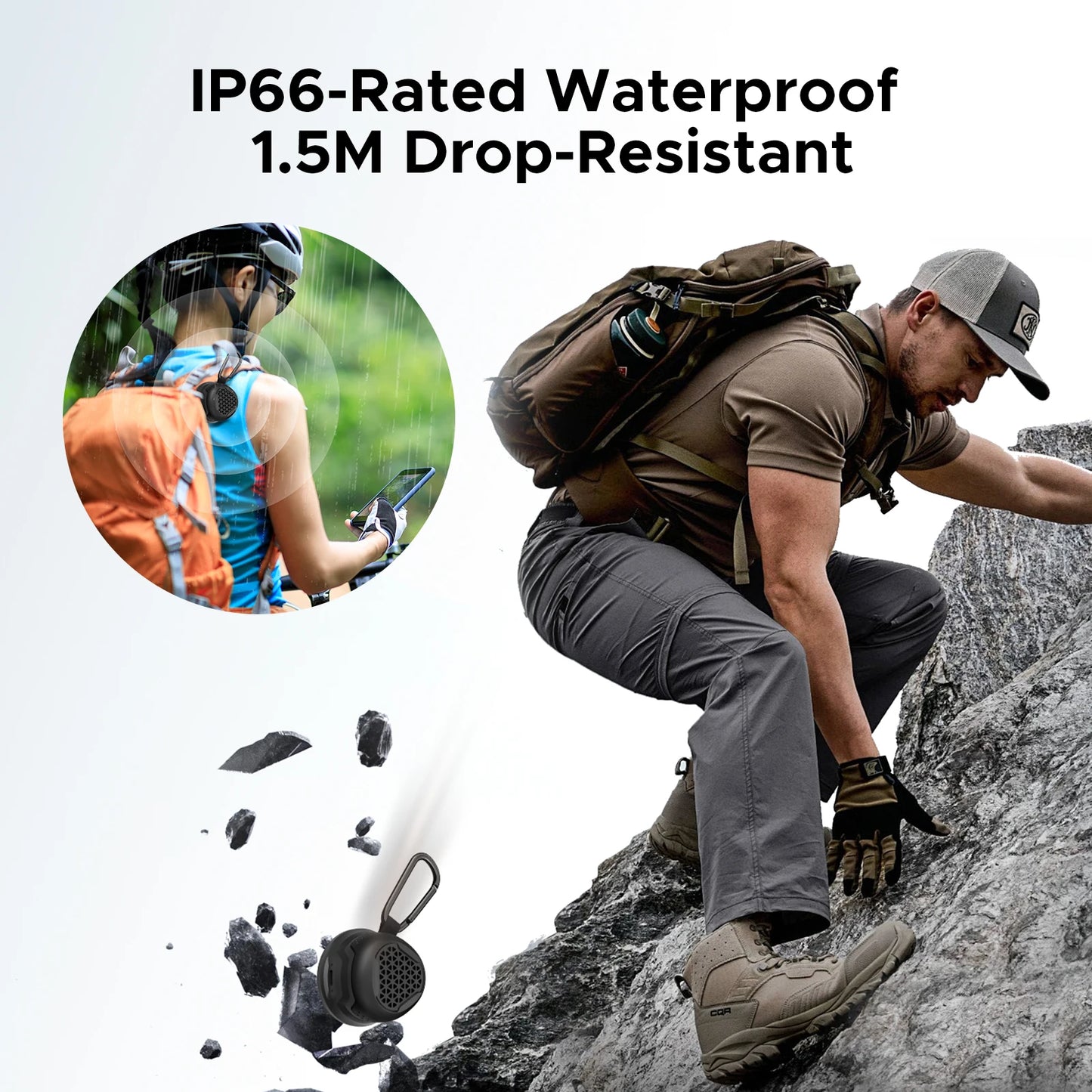 DOOGEE SnapBeat Magnetischer BT-Lautsprecher - 12h Akku, <25W, Kompakt