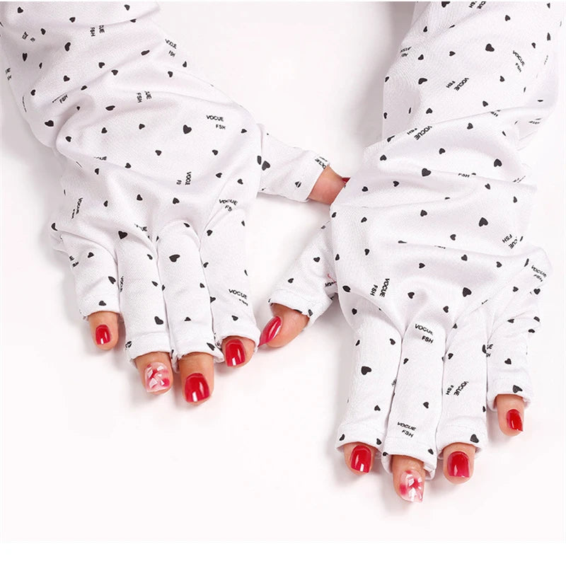 Choice UV Schutzhandschuhe - Anti UV 2er Set M L Für Nägel