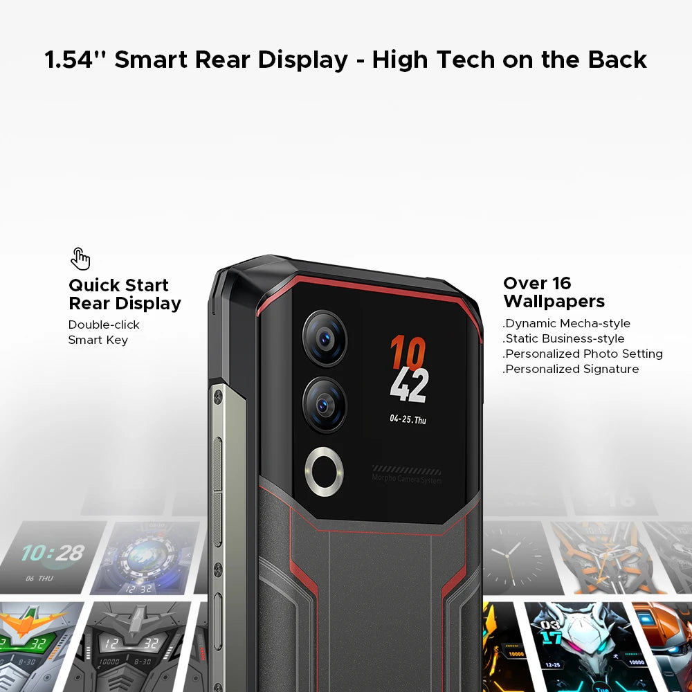 DOOGEE Blade20 Ultra Robustes Smartphone - 10300 mAh, 512 GB, 6,6 Zoll