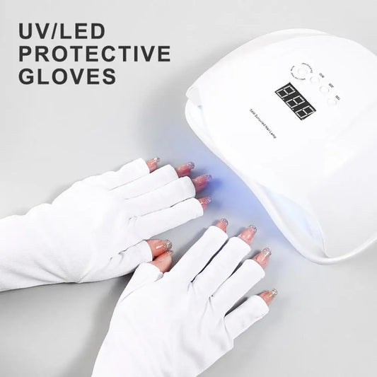 1Colors UV Handschuh LED Lampe - Größe 23 x 8.5 cm Set Nail