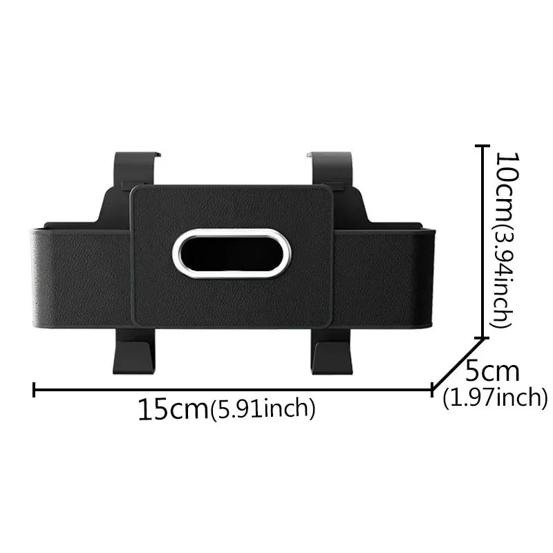 Multifunktion Auto Rücksitz Organizer Leder Innenraum Aufbewahrungstasche Auto Hängebox Für Verstauen Ordentlich Mit Handy Tissue Becherhalter