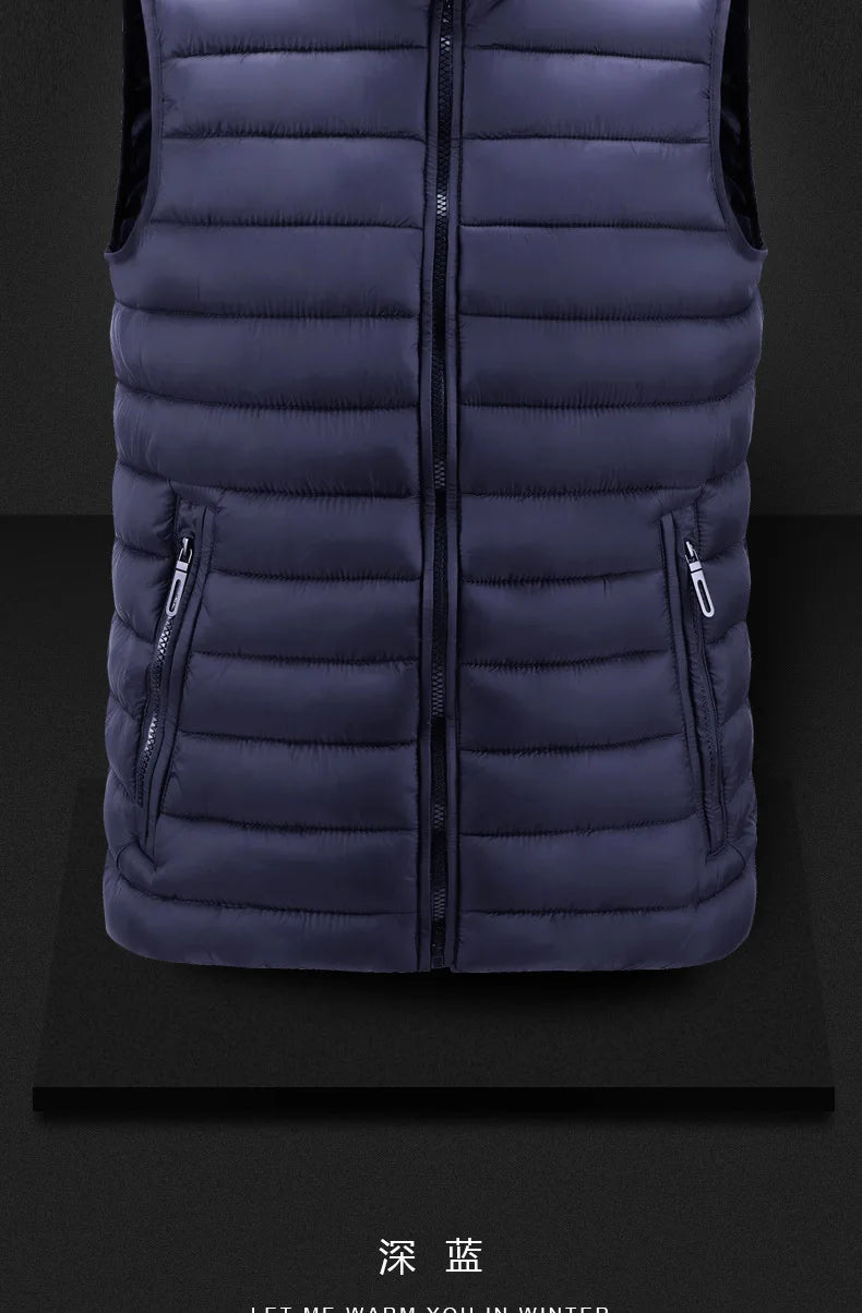 Neue Männer Weste Ultraleicht - 90% Daune, wasserdicht, Gr.L