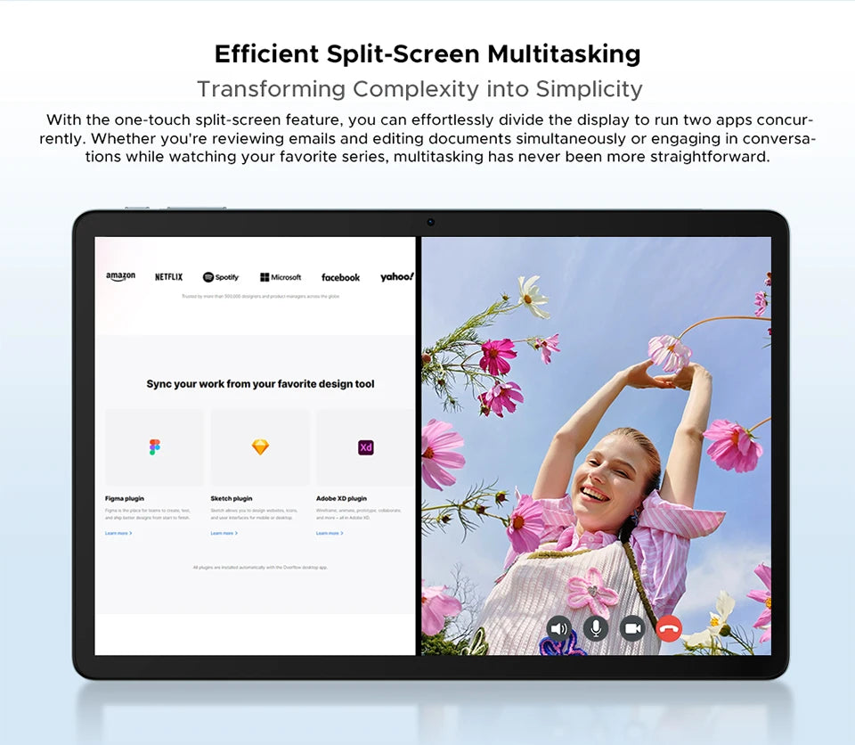 DOOGEE Tab E3 Ultradünn 7,5 Mm - 256 GB Speicher, 8800 mAh Akku, 11 Zoll Display