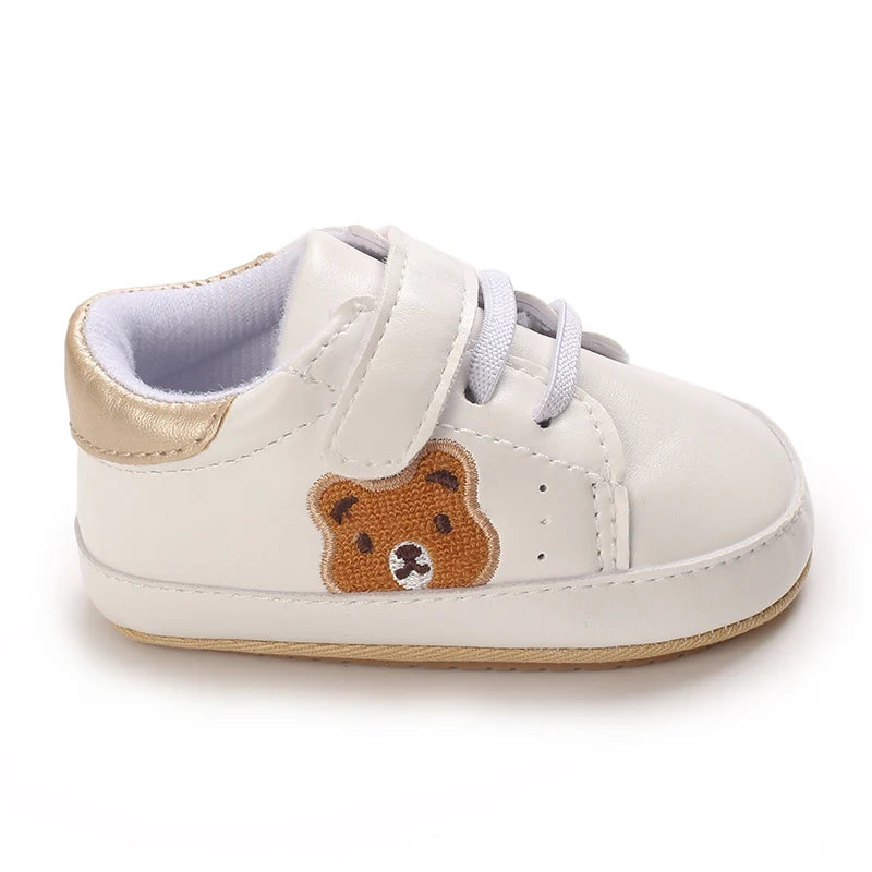 VALENSINA Panda Babyschuhe Anti Rutsch - 0-18 Monate Klett