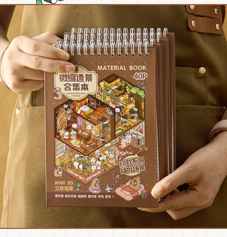 Kawaii 20in1 3D Cartoon Aufkleber - DIY, 190x135mm