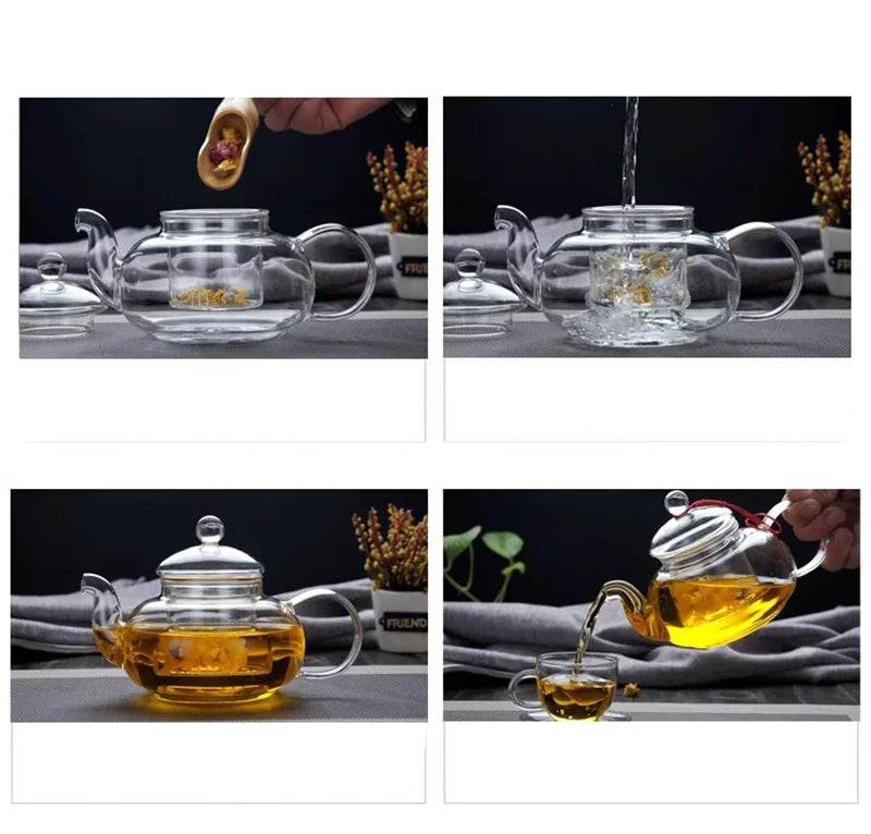 GlassArt 2312081 Hitzebeständig Teekanne - 400ml Glas