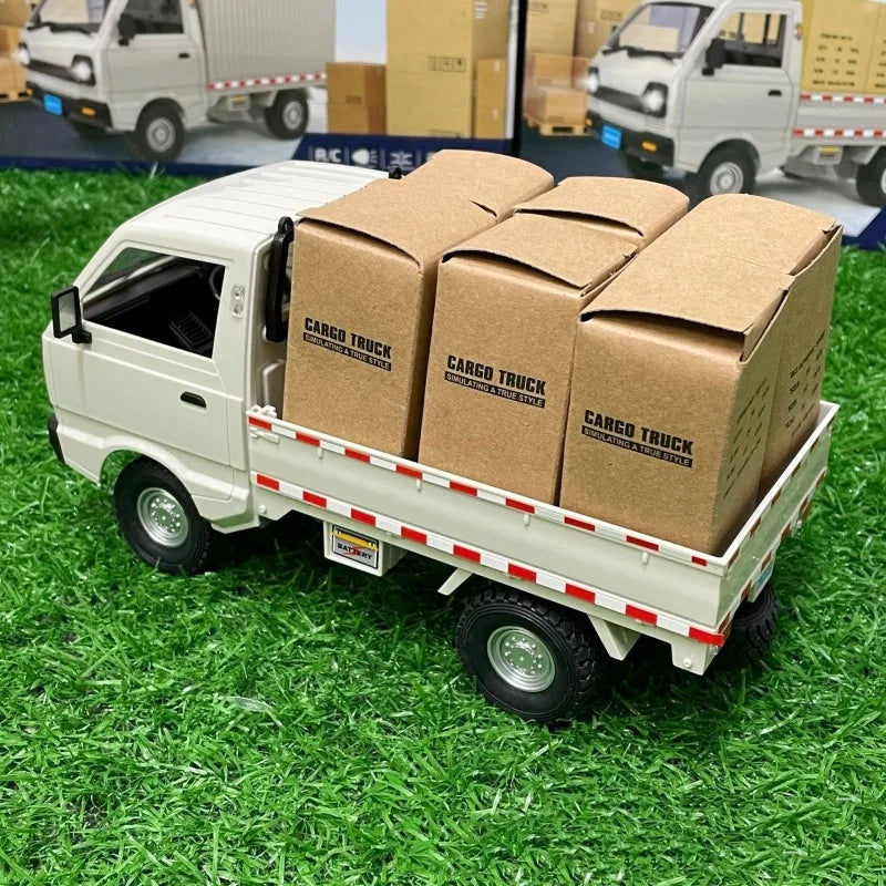 RC-Truck 2025: Wpl D12 Rc Car Simulation Drift Climbing Truck - Led Light Haul Cargo Remote Control Electric Toys Gift For Children Collection