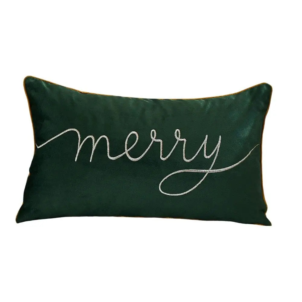 30x50cm Christmas Pillowcase Home Textile Throw Pillow Cover Cushion Case Pillowslip Xmas Home Decor Soft Rectangle Pillow Cover